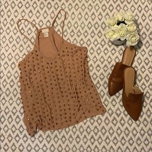 H&M rose gold tank